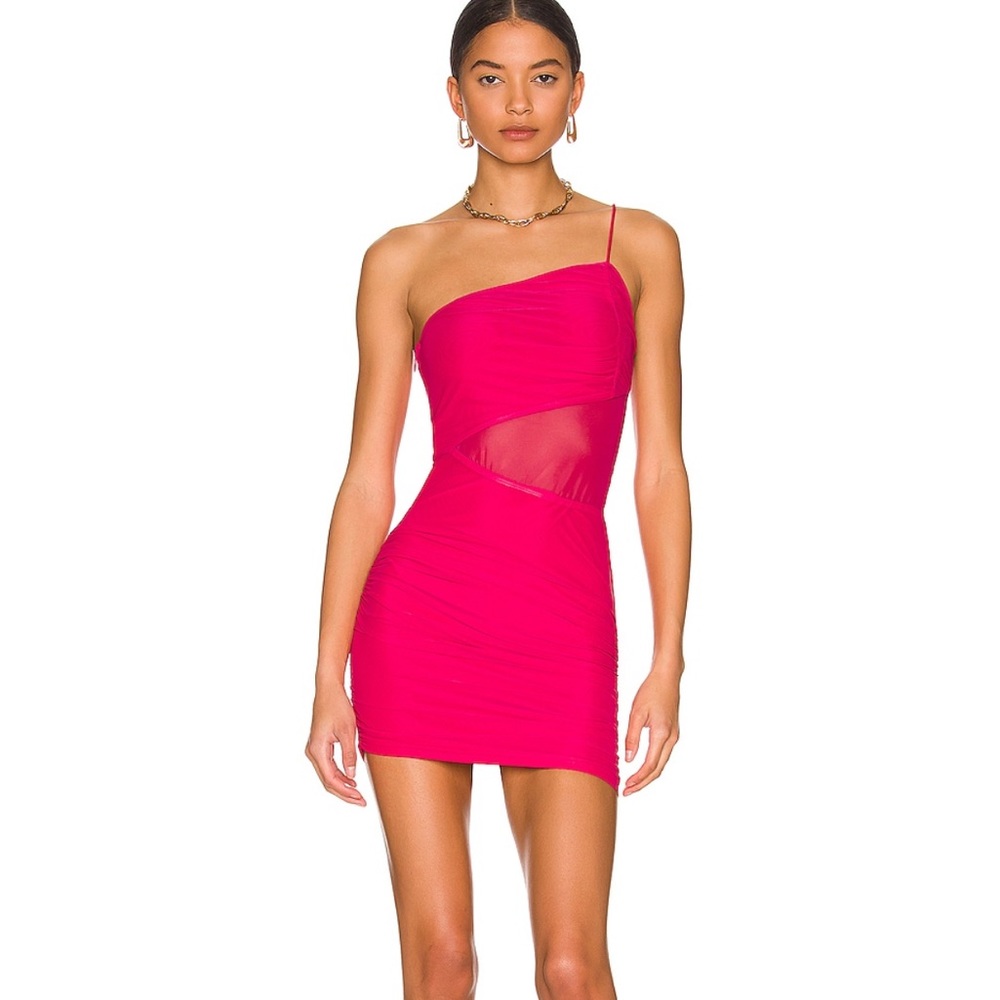 Superdown pink mini dress